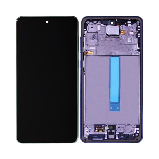 Touch+Display+Frame Samsung Galaxy A73 5G 2022/A736F Service Pack Preto